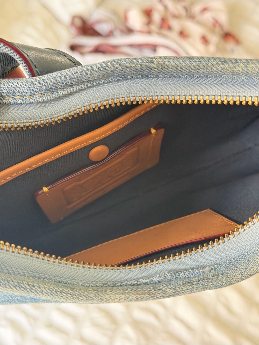 Coach The Hamptons Hobo Denim Bag - Picture 4 of 5